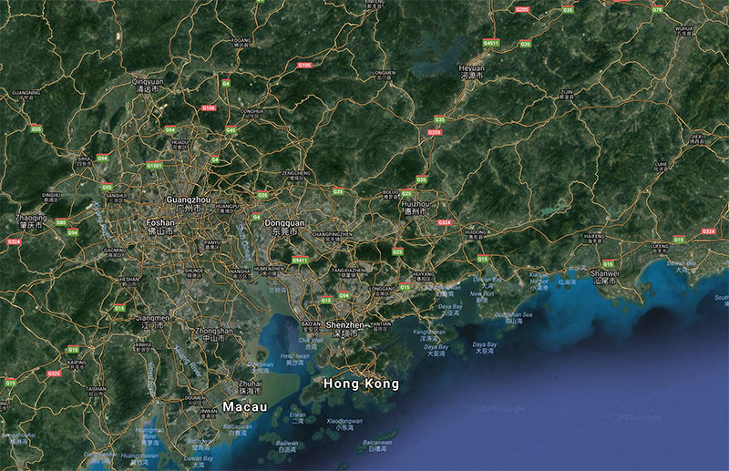  Pearl River Delta Metropolitan Region of China