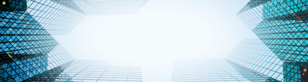 Abstract perspective of contemporary city buildings