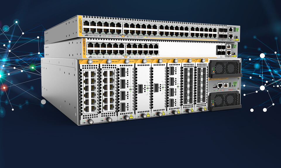 Stacked x950 switches on top of a SBx908 GEN2 chasssis switch