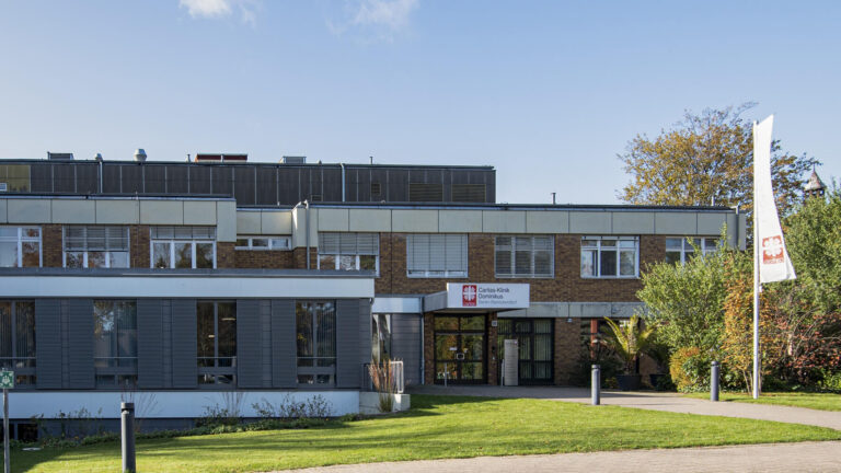 caritas klink hospital entrance
