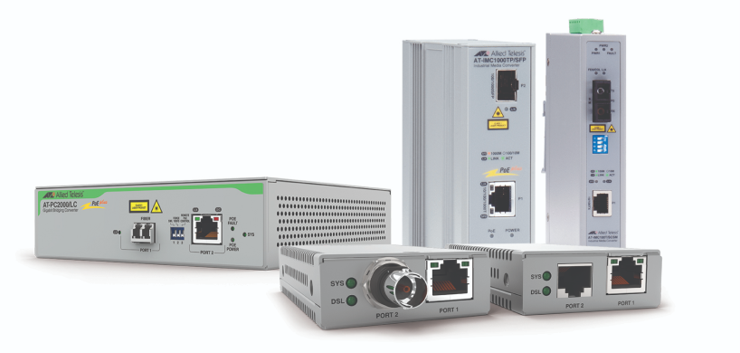Group of various media converters