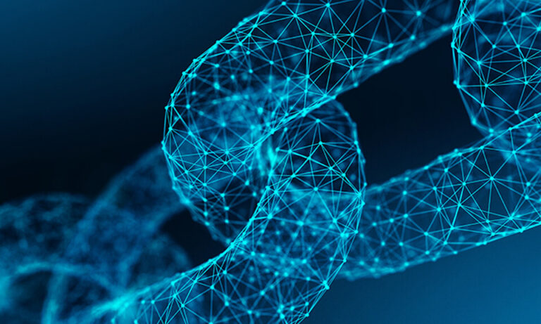 network connections in the form of a chain link