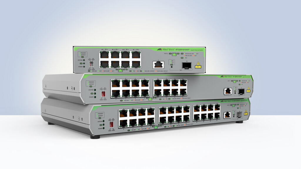 GS910/XST Series stack of switches