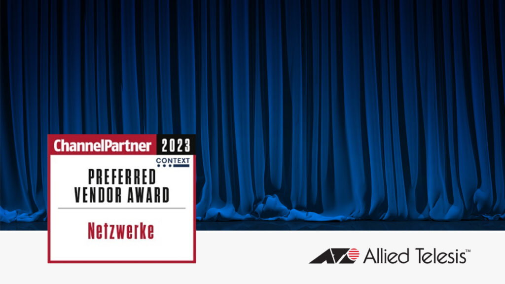 Channel Partners 2023 Preferred Vendor award logo against a blur curtain
