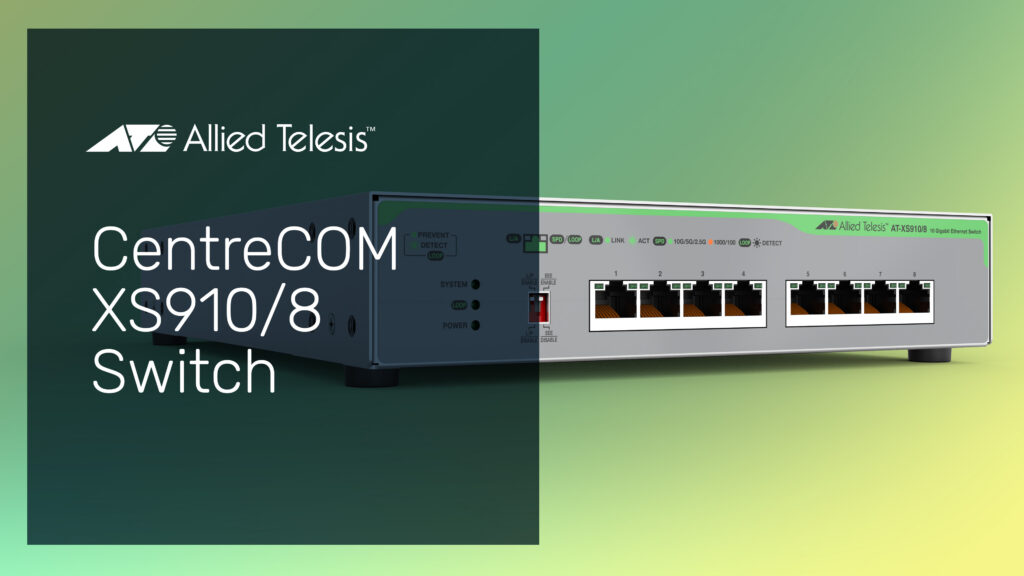 XS910/8 Multi-Gigabit switch