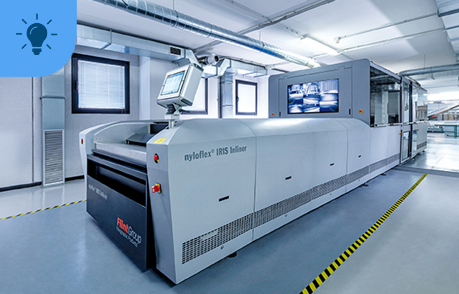 Digital Printing press in a printery