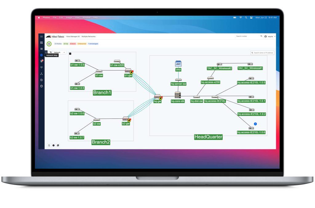 Vista Manager dashboard